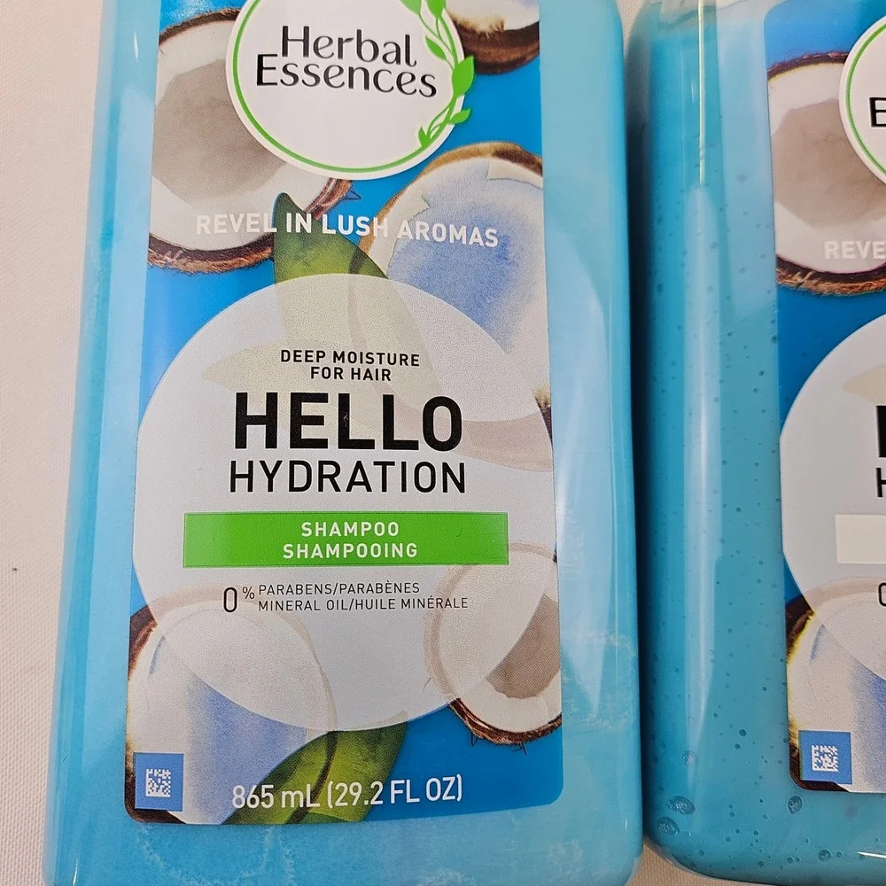 Herbal Essences Hello Hydration Shampoo Conditioner‎ Set Coconut 29.2oz Pump 2pk